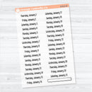 2026 Dates of the Month | F18 Print | Jan–June | B-812–817-BCM