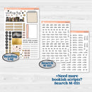 New Year’s Day Kit | A5 or 7x9 Create Your Own Monthly or Dashboard | Monthly & Reading Log Sticker Kit | All That Glitters | KIT-502-U