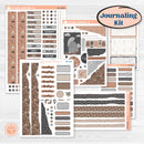 Neutral Woodland Kit | Journaling or Scrapbooking Kit | Creative Junk Journal Planner Stickers | Whispers of Hope | KIT-503-D