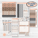 Neutral Woodland Kit | A5 Daily Duo Planner Kit Stickers | Whispers of Hope | KIT-503-J