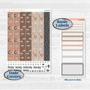 Neutral Woodland Kit | 7x9 Erin Condren Daily Duo Planner Kit Stickers | Whispers of Hope | KIT-503-K