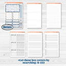 Nostalgic Frosty Winter Kit | Erin Condren Weekly Dashboard Planner Kit Stickers | Frosted Windowpanes | KIT-504-G