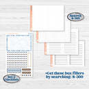 Nostalgic Frosty Winter Kit | A5 Daily Duo Planner Kit Stickers | Frosted Windowpanes | KIT-504-J