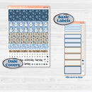 Nostalgic Frosty Winter Kit | A5 Daily Duo Planner Kit Stickers | Frosted Windowpanes | KIT-504-J