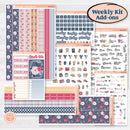 Cheerful Floral Kit | Weekly Add-On Planner Kit Stickers | Beatriz | KIT-505-B