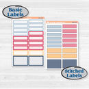 Cheerful Floral Kit | Weekly Add-On Labels Planner Kit Stickers | Beatriz | KIT-505-C
