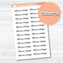 OUC new release script planner stickers, white matte F17 font sheet for OUC fans and planner enthusiasts.