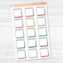 Spiral Top Notepad Labels | Planner Stickers | L-289