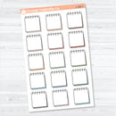 Spiral Top Notepad Labels | Planner Stickers | L-289