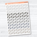 Photo Corner Decorative Scrapbooking or Planner Stickers | D-372