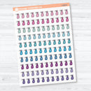 Hand Doodled Spray Bottle Planner Stickers | Clear Matte Cleaning Icons | Chore Labels | I-329-CM