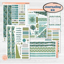 Soft Blue Florals Kit | Journaling or Scrapbooking Kit | Creative Junk Journal Planner Stickers | Blue Flora | KIT-506-D