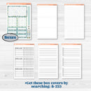 Soft Blue Florals Kit | Erin Condren Weekly Dashboard Planner Kit Stickers | Blue Flora | KIT-506-G
