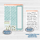 Soft Blue Florals Kit | A5 Plum Monthly & Dashboard Planner Kit Stickers | Blue Flora | KIT-506-P