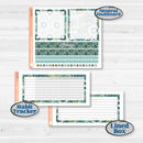Soft Blue Florals Kit | A5 Plum Monthly & Dashboard Planner Kit Stickers | Blue Flora | KIT-506-P