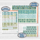 Soft Blue Florals Kit | Laurel Denise Nancy Large & Anne Large Planner Kit Stickers | Blue Flora | KIT-506-V