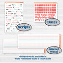 Sweet Valentine Florals | Weekly Add-On Planner Kit Stickers | Call Me Sweetheart | KIT-507-B