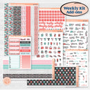 Sweet Valentine Florals | Weekly Add-On Planner Kit Stickers | Call Me Sweetheart | KIT-507-B