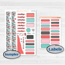 Sweet Valentine Florals | Journaling or Scrapbooking Kit | Creative Junk Journal Planner Stickers | Call Me Sweetheart | KIT-507-D