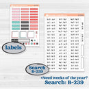 Sweet Valentine Florals | Hobonichi Weeks Weekly Planner Kit Stickers | Call Me Sweetheart | KIT-507-F