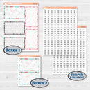 Sweet Valentine Florals | 7x9 Plum Daily Planner Kit Stickers | Call Me Sweetheart | KIT-507-L