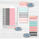 Sweet Valentine Florals | 7x9 Plum Daily Planner Kit Stickers | Call Me Sweetheart | KIT-507-L