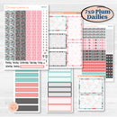 Sweet Valentine Florals | 7x9 Plum Daily Planner Kit Stickers | Call Me Sweetheart | KIT-507-L