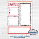 Sweet Valentine Florals | 7x9 Erin Condren Life Planner Monthly & Dashboard Sticker Kit | Call Me Sweetheart | KIT-507-N