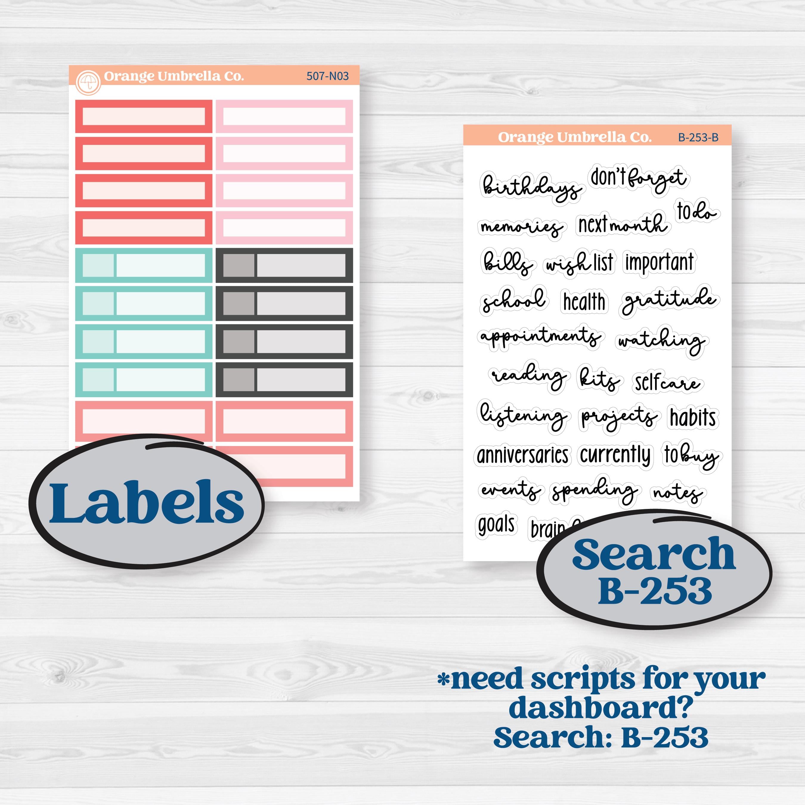 Sweet Valentine Florals | 7x9 Erin Condren Life Planner Monthly & Dashboard Sticker Kit | Call Me Sweetheart | KIT-507-N