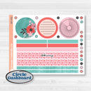 Sweet Valentine Florals | A5 Plum Monthly & Dashboard Planner Kit Stickers | Call Me Sweetheart | KIT-507-P
