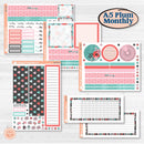 Sweet Valentine Florals | A5 Plum Monthly & Dashboard Planner Kit Stickers | Call Me Sweetheart | KIT-507-P