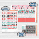 Sweet Valentine Florals | Laurel Denise Nancy Large & Anne Large Planner Kit Stickers | Call Me Sweetheart | KIT-507-V