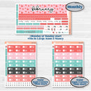 Sweet Valentine Florals | Laurel Denise Nancy Large & Anne Large Planner Kit Stickers | Call Me Sweetheart | KIT-507-V