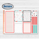 Sweet Valentine Florals | Laurel Denise Scout Large Planner Kit Stickers | Call Me Sweetheart | KIT-507-W