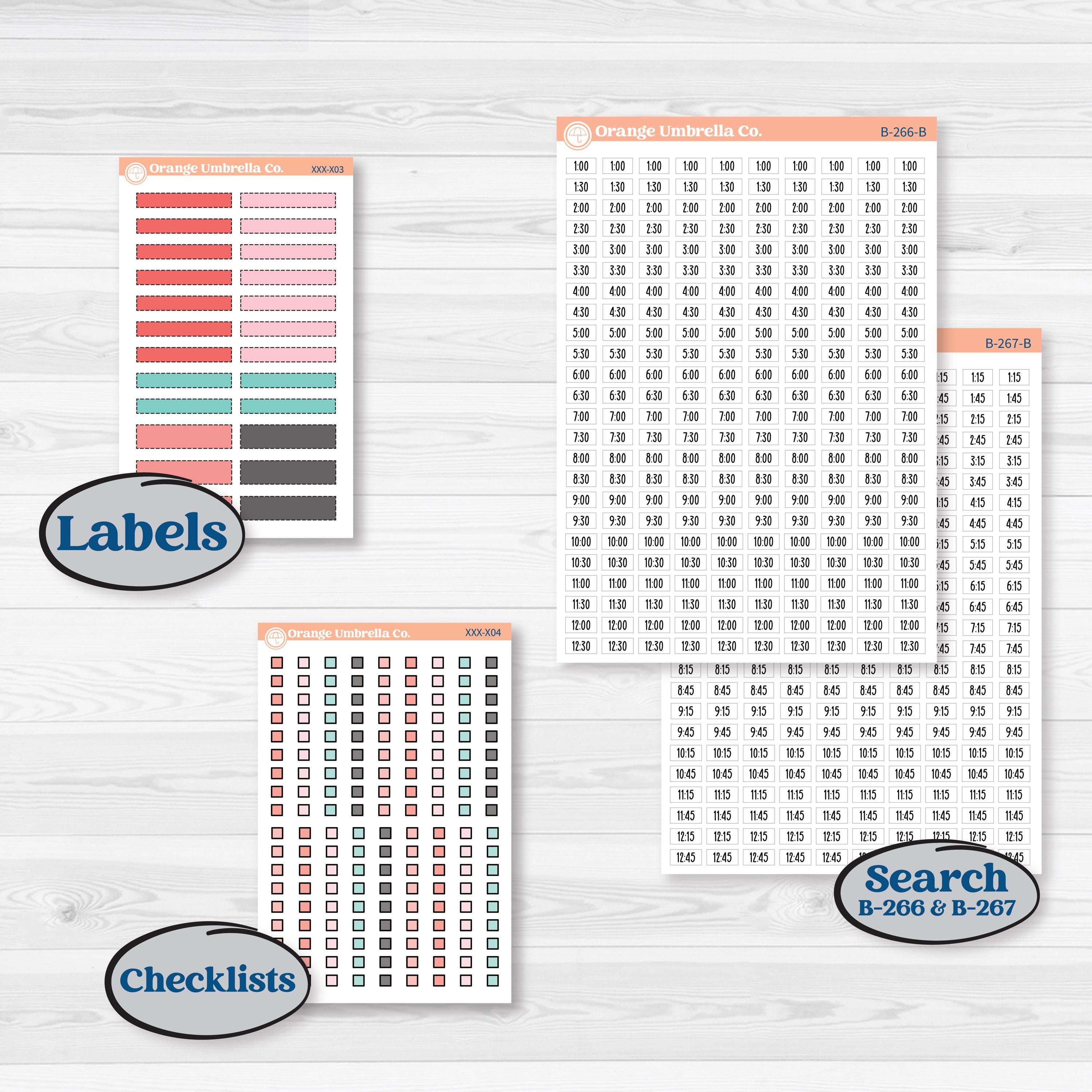 Sweet Valentine Florals | Laurel Denise Jo Large Planner Kit Stickers | Call Me Sweetheart | KIT-507-X