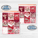 Valentine Book Kit | Weekly Sticker Kit for Vertical Planners like Erin Condren | Romance | KIT-509-A