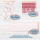 Valentine Book Kit | Weekly Add-On Planner Kit Stickers | Romance | KIT-509-B