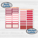 Valentine Book Kit | Weekly Add-On Labels Planner Kit Stickers | Romance | KIT-509-C