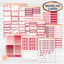 Valentine Book Kit | Weekly Add-On Labels Planner Kit Stickers | Romance | KIT-509-C