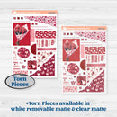 Valentine Book Kit | Journaling or Scrapbooking Kit | Creative Junk Journal Planner Stickers | Romance | KIT-509-D