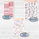 Valentine Book Kit | Hobonichi Cousin Weekly & Daily Planner Kit Stickers | Romance | KIT-509-E