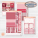 Valentine Book Kit | Erin Condren Weekly Dashboard Planner Kit Stickers | Romance | KIT-509-G