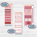 Valentine Book Kit | A5 Daily Duo Planner Kit Stickers | Romance | KIT-509-J