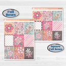 Soft Pink Florals | Weekly Sticker Kit for Vertical Planners like Erin Condren | I Pick You | KIT-510-A