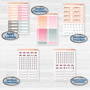 Soft Pink Florals | Weekly Add-On Labels Planner Kit Stickers | I Pick You | KIT-510-C