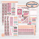 Soft Pink Florals | Journaling or Scrapbooking Kit | Creative Junk Journal Planner Stickers | I Pick You | KIT-510-D