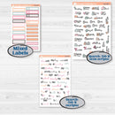 Soft Pink Florals | Hobonichi Cousin Weekly & Daily Planner Kit Stickers | I Pick You | KIT-510-E