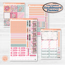 Soft Pink Florals | Erin Condren Weekly Dashboard Planner Kit Stickers | I Pick You | KIT-510-G