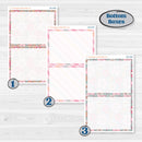 Soft Pink Florals | 7x9 Erin Condren Daily Duo Planner Kit Stickers | I Pick You | KIT-510-K