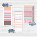 Soft Pink Florals | 7x9 Erin Condren Daily Duo Planner Kit Stickers | I Pick You | KIT-510-K